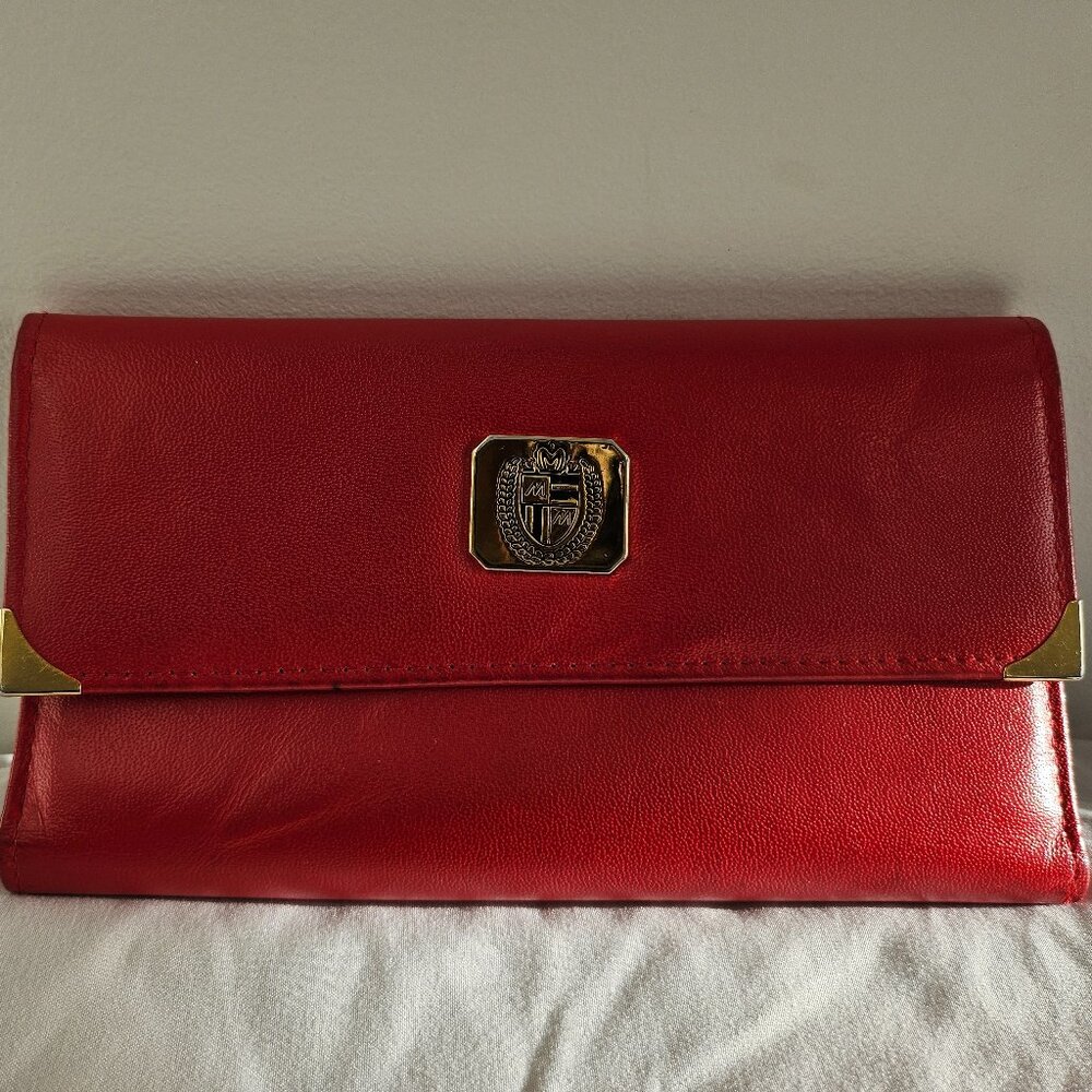 Portefeuille Mundi vintage cuir véritable